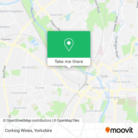 Corking Wines map