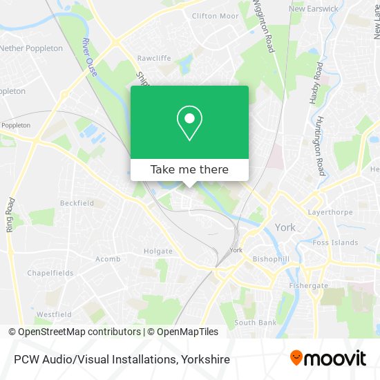 PCW Audio/Visual Installations map