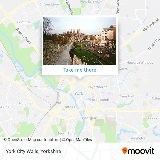 York City Walls map