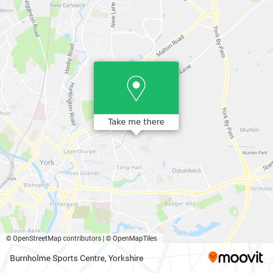 Burnholme Sports Centre map