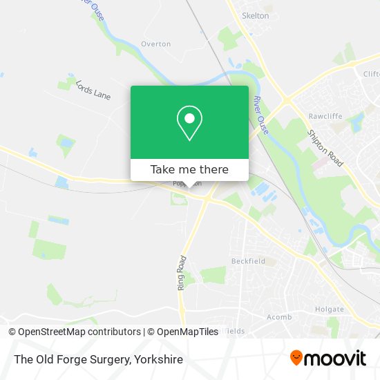 The Old Forge Surgery map