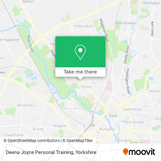 Deena Joyce Personal Training map