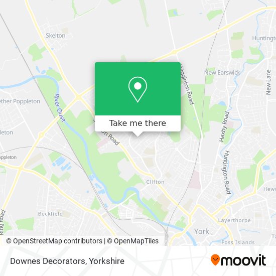 Downes Decorators map