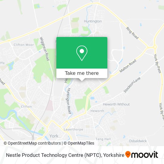 Nestle Product Technology Centre (NPTC) map