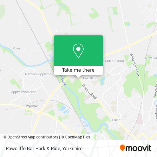 Rawcliffe Bar Park & Ride map
