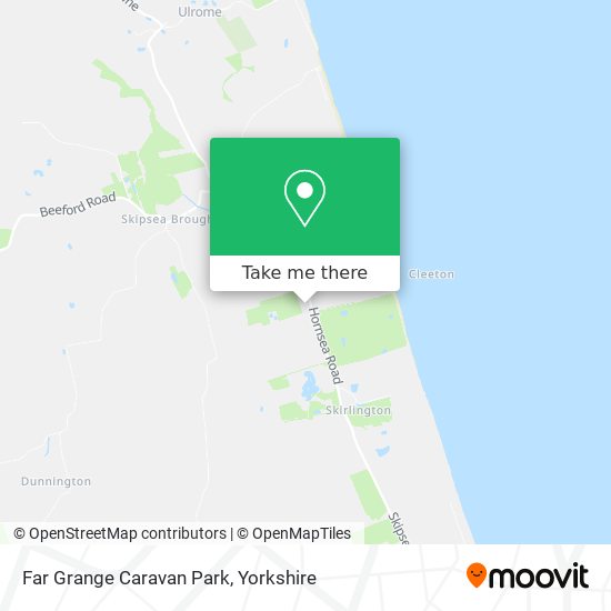 Far Grange Caravan Park map