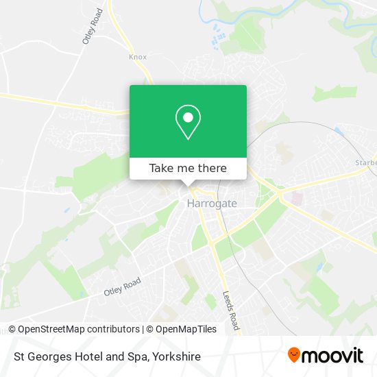 St Georges Hotel and Spa map