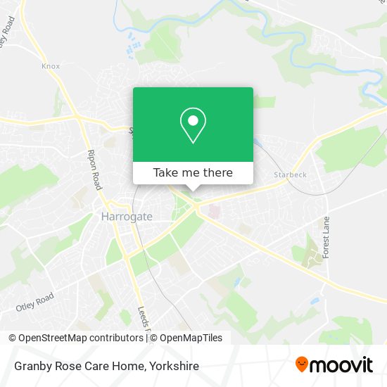 Granby Rose Care Home map