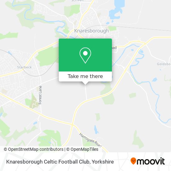Knaresborough Celtic Football Club map