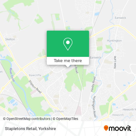 Stapletons Retail map