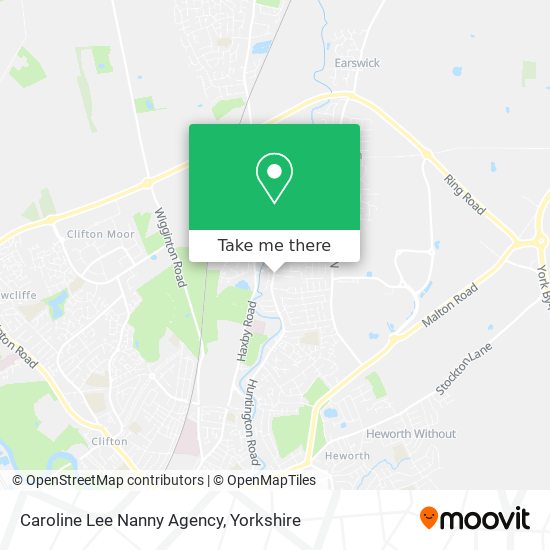 Caroline Lee Nanny Agency map