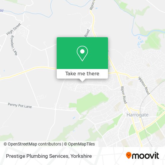 Prestige Plumbing Services map