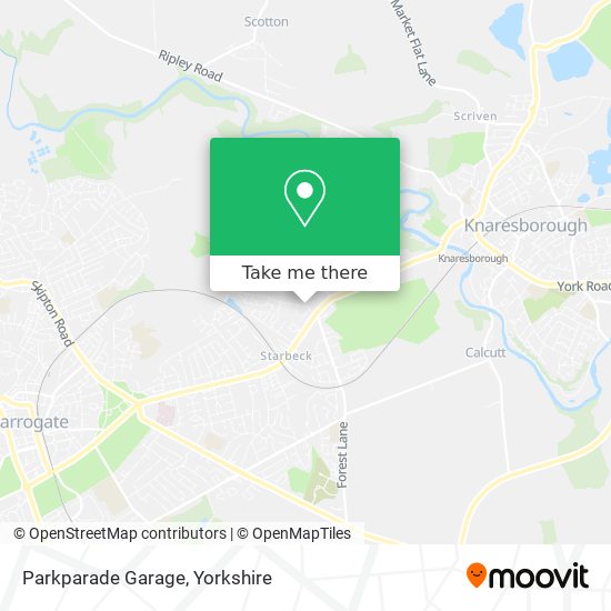 Parkparade Garage map