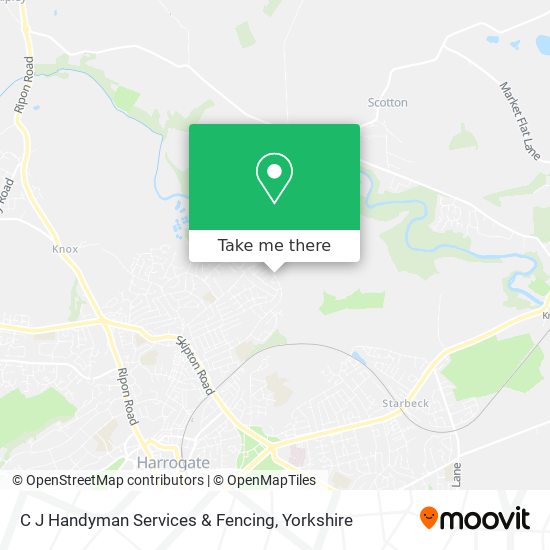 C J Handyman Services & Fencing map