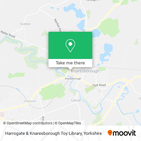 Harrogate & Knaresborough Toy Library map