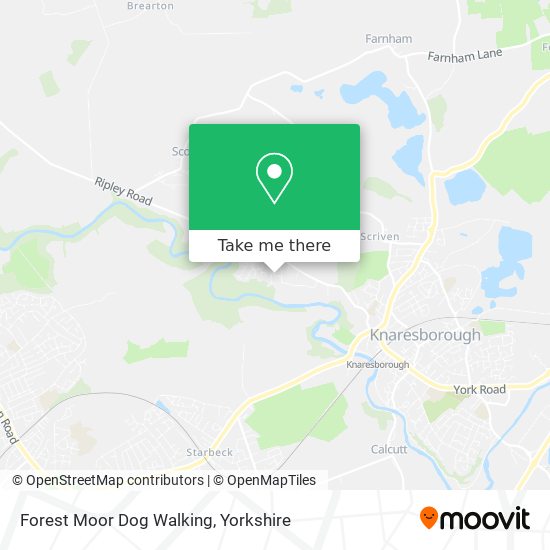Forest Moor Dog Walking map