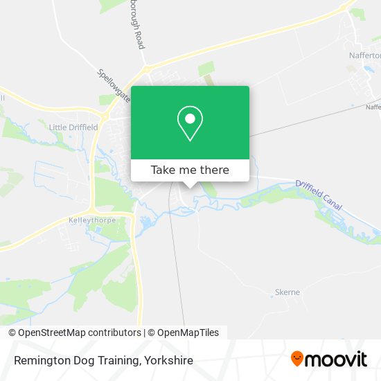 Remington Dog Training map