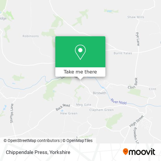 Chippendale Press map