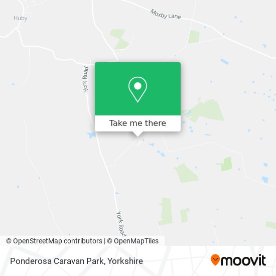 Ponderosa Caravan Park map