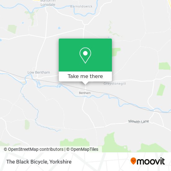 The Black Bicycle map