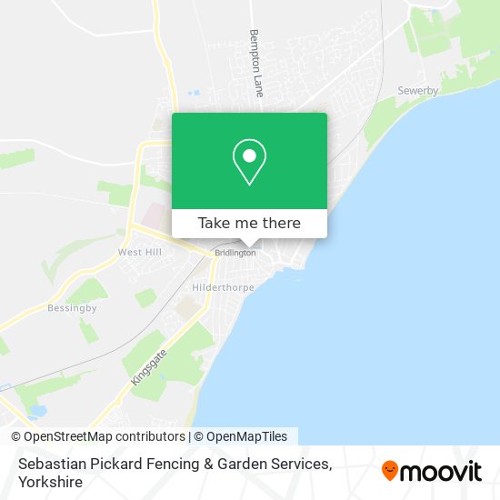 Sebastian Pickard Fencing & Garden Services map