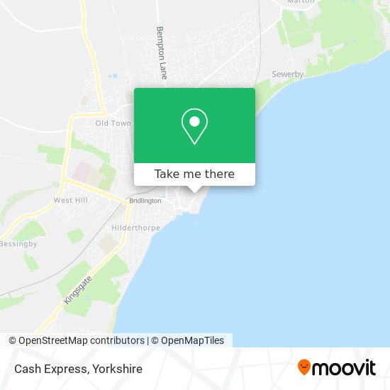 Cash Express map