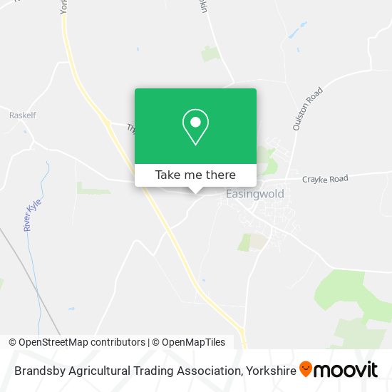 Brandsby Agricultural Trading Association map