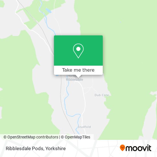 Ribblesdale Pods map