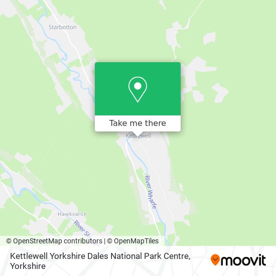 Kettlewell Yorkshire Dales National Park Centre map