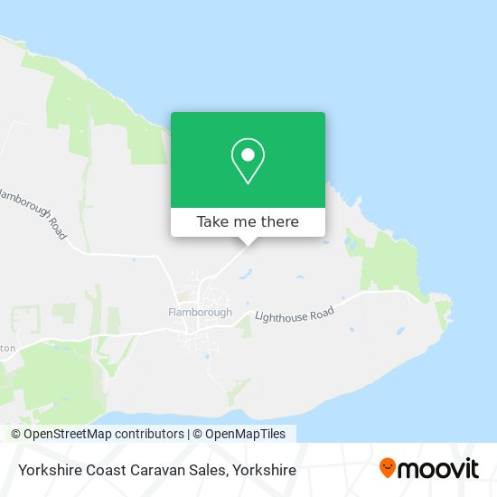 Yorkshire Coast Caravan Sales map