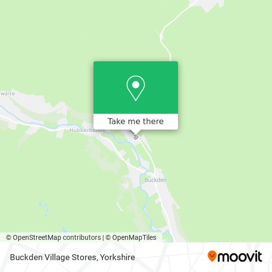 Buckden Village Stores map