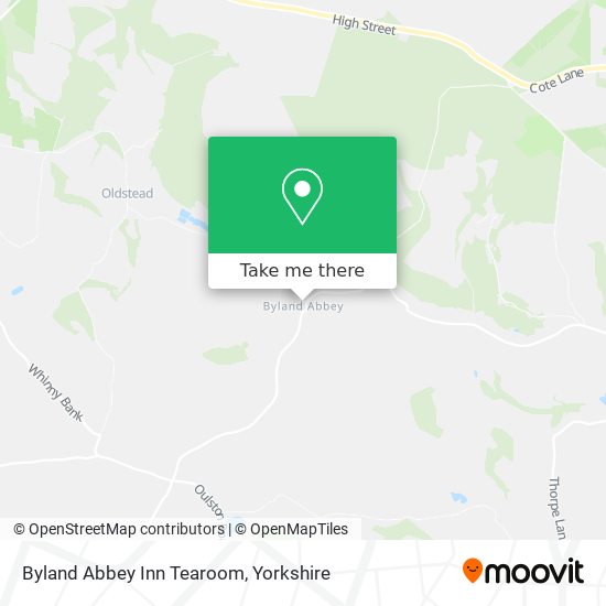 Byland Abbey Inn Tearoom map