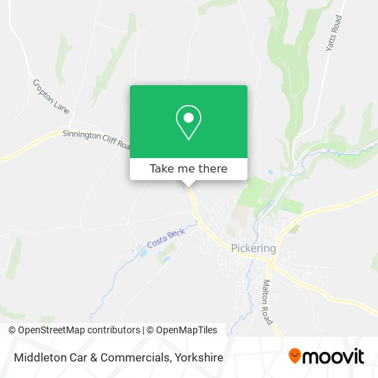Middleton Car & Commercials map