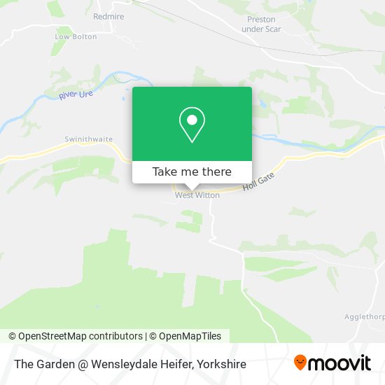 The Garden @ Wensleydale Heifer map