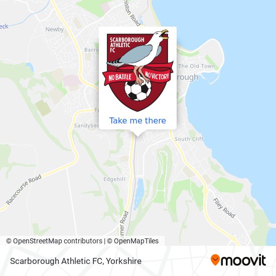 Scarborough Athletic FC map