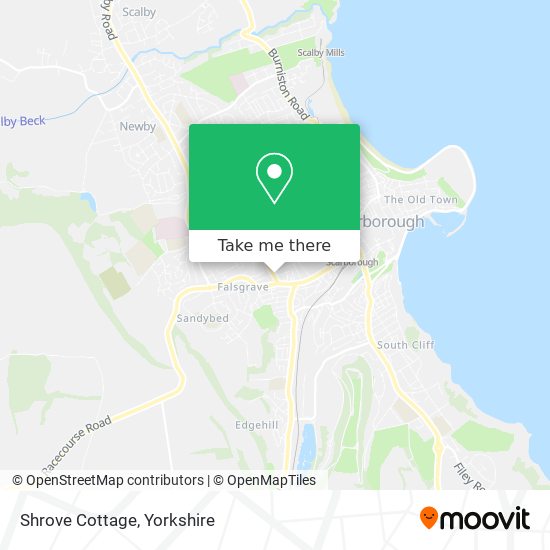Shrove Cottage map