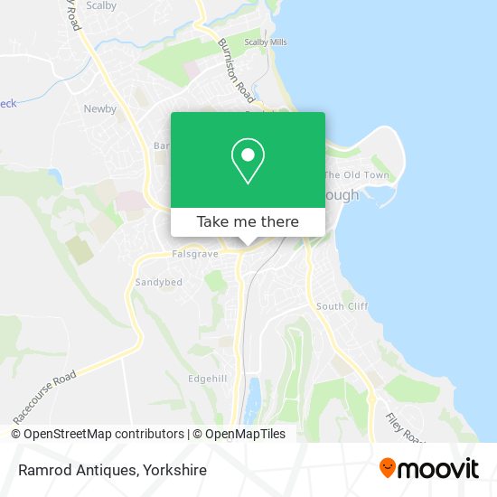 Ramrod Antiques map