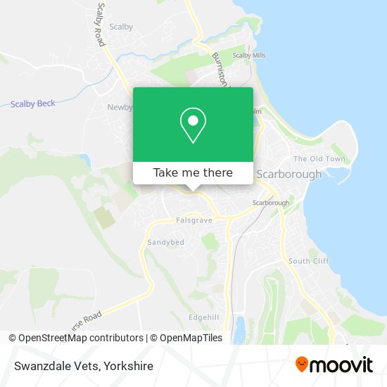 Swanzdale Vets map