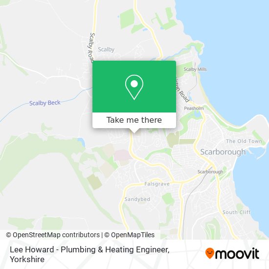 Lee Howard - Plumbing & Heating Engineer map