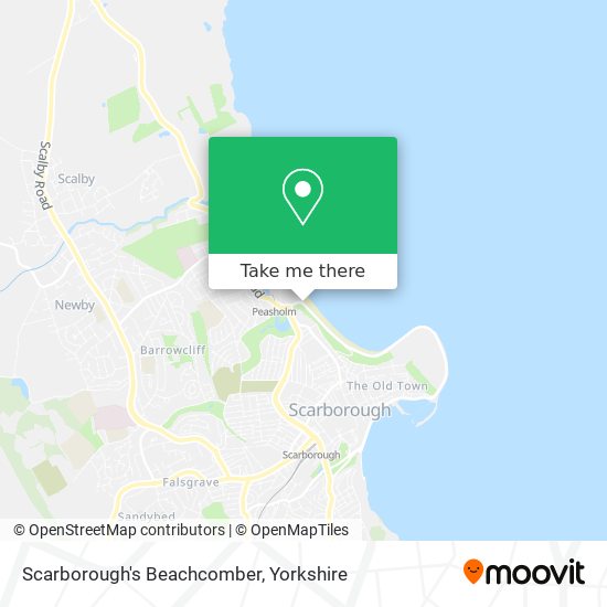 Scarborough's Beachcomber map