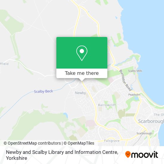 Newby and Scalby Library and Information Centre map