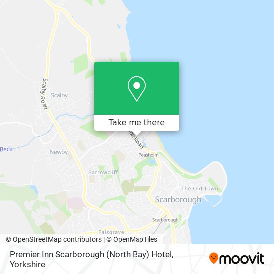 Premier Inn Scarborough (North Bay) Hotel map