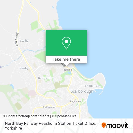 North Bay Railway Peasholm Station Ticket Office map