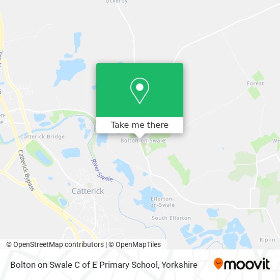 Bolton on Swale C of E Primary School map