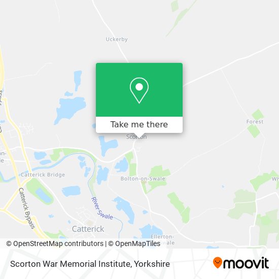 Scorton War Memorial Institute map