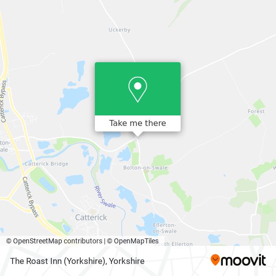 The Roast Inn (Yorkshire) map