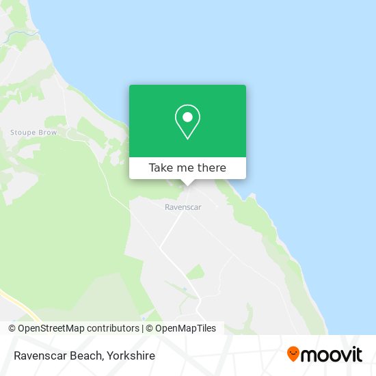 Ravenscar Beach map