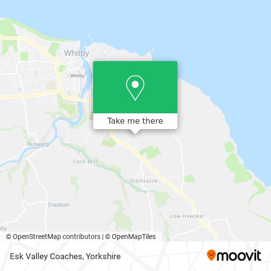 Esk Valley Coaches map