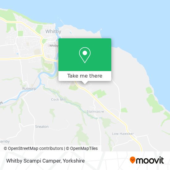 Whitby Scampi Camper map