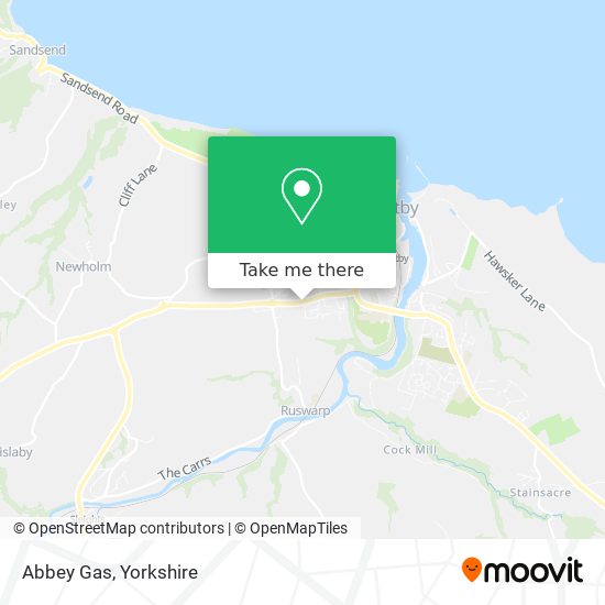 Abbey Gas map